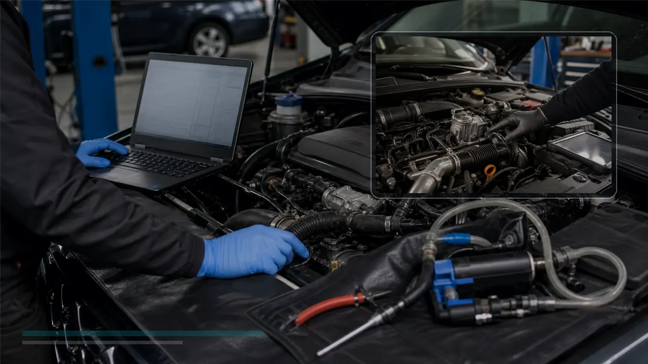 Diagnostyka DPF EGR AdBlue w pojeździe użytkowym