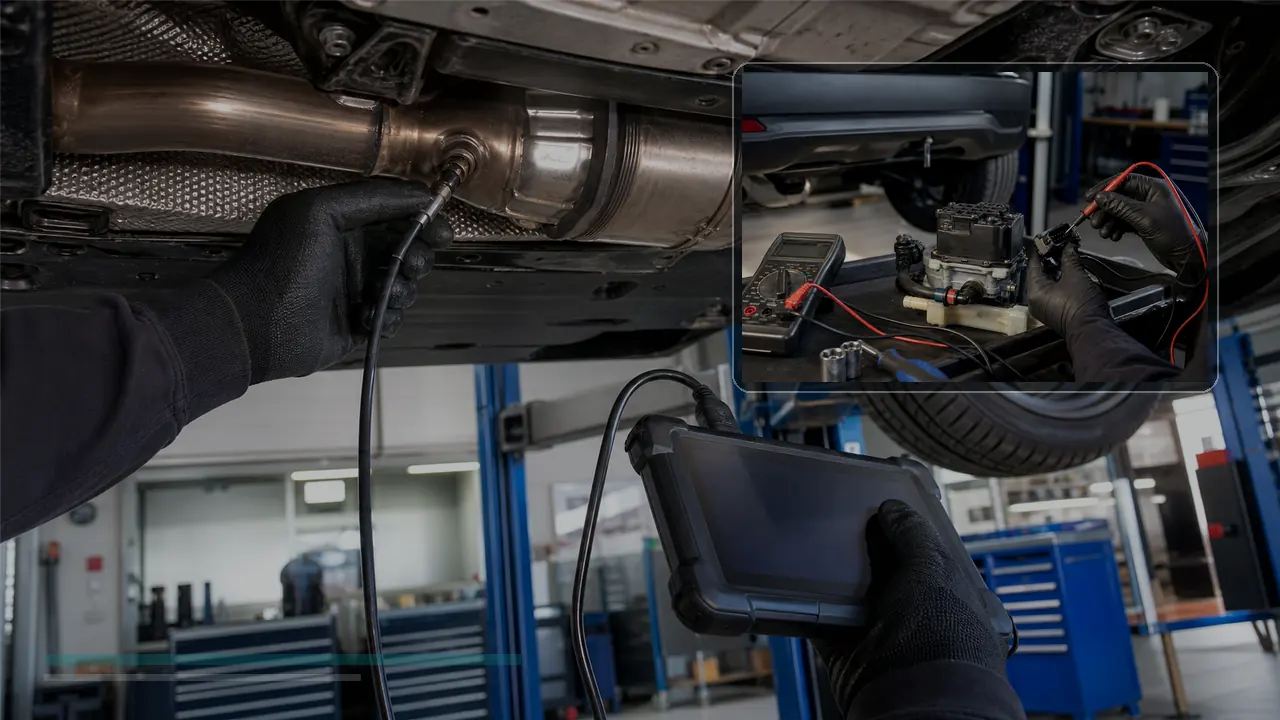 Odczyt sterownika ECU przed programowaniem EGR