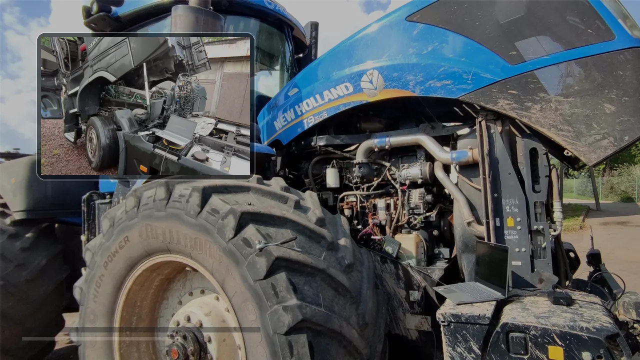 Odczyt parametrów SCR i NOx w samochodzie diesel